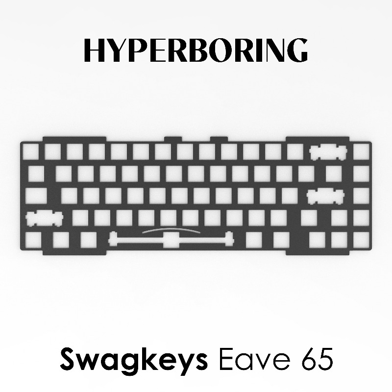 Swagkeys Eave65 Keyboard Posit - Crepe Pan Carbon reseña y precio
