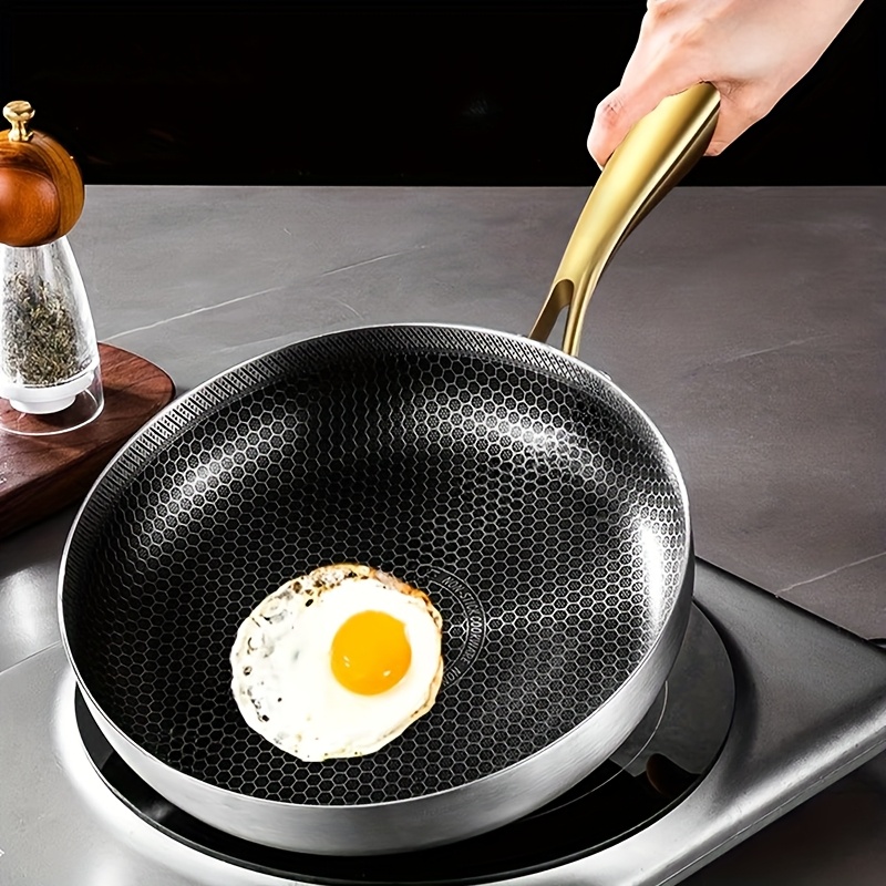 316 Stainless Steel Frying Pan - Danish Pancake Pan reseña y precio