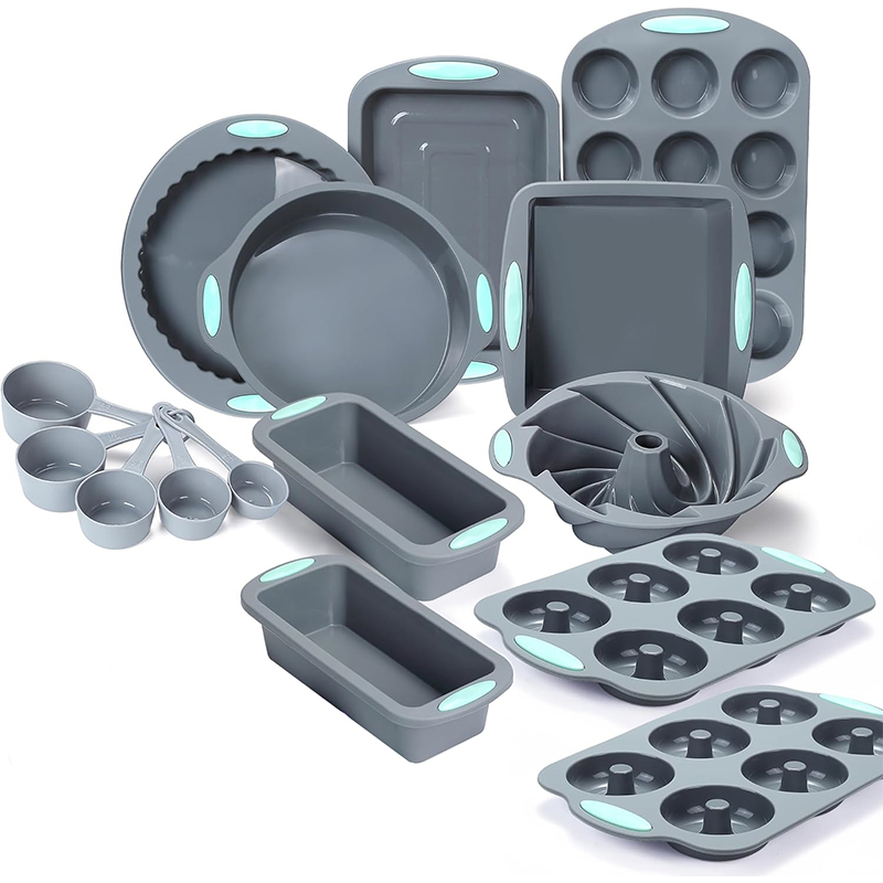 Silicone Fluted Cake Pans Non- - Donut Mold Silicone reseña y precio