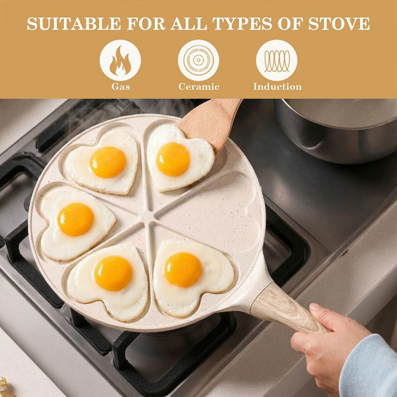 Nonstick Crepe Frying Pan Dosa - Danish Pancake Pan reseña y precio