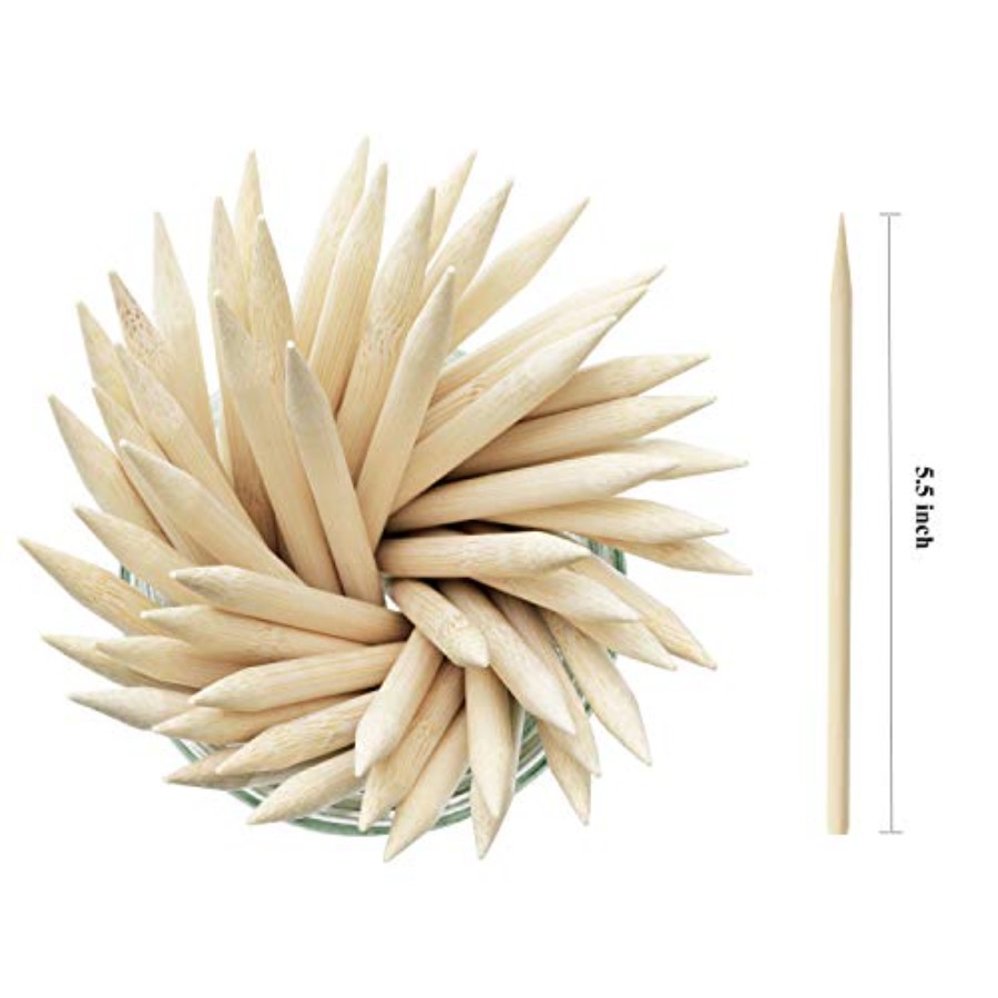 5.5 inch Thick Bamboo Sticks f - Corn Dog Stick reseña y precio