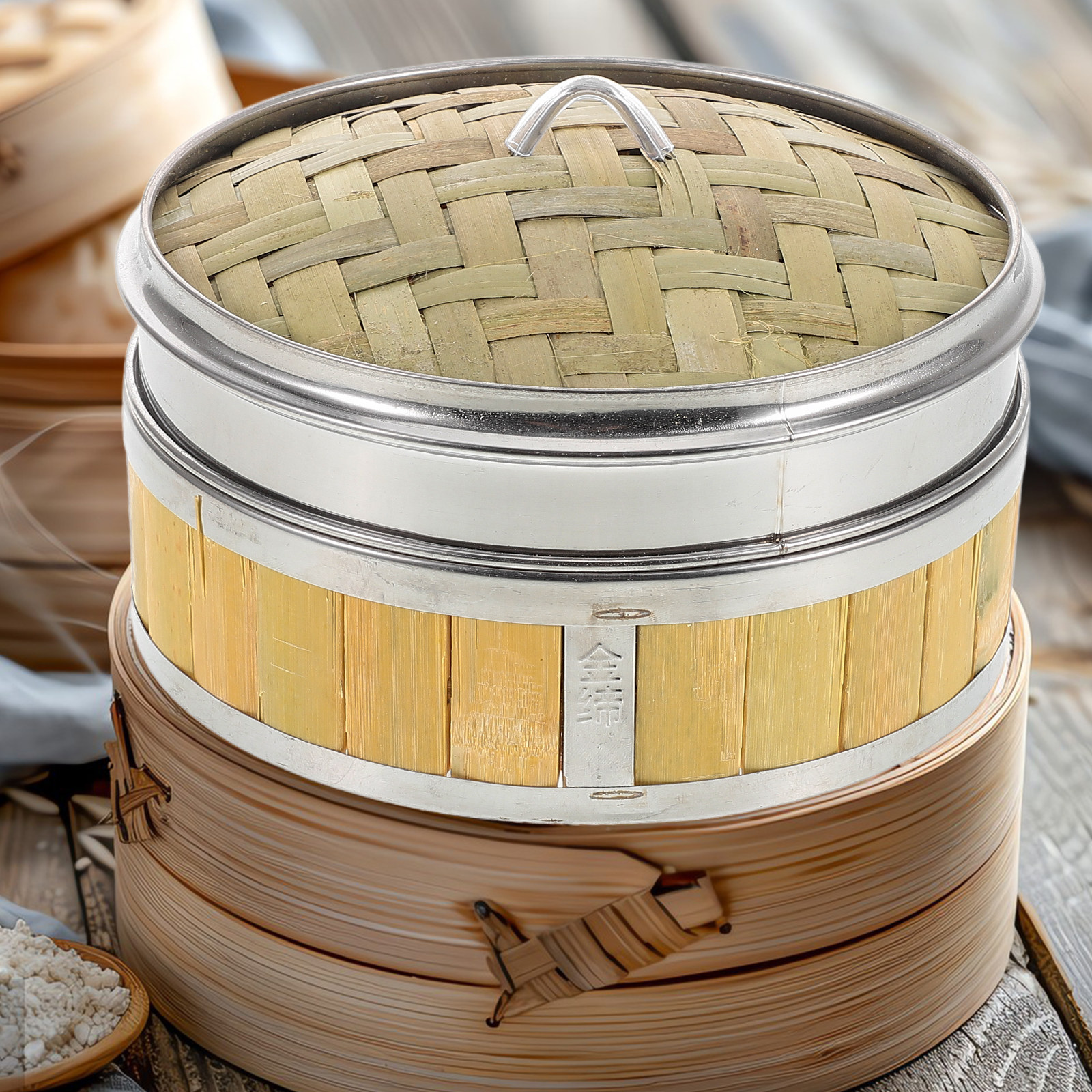 18Cm Traditional Bamboo Steame - Bao Steamer Bamboo reseña y precio