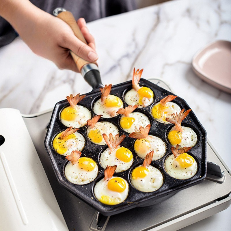 Cast Iron Takoyaki Pan – No-Co - Takoyaki Grill Plate reseña y precio