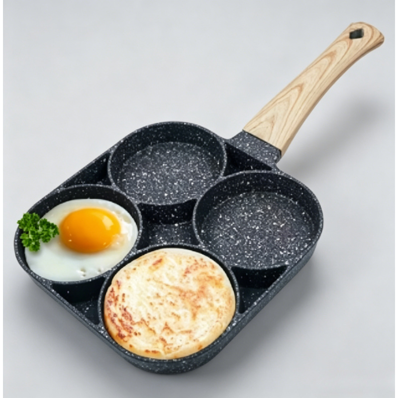 2/4-Hole Frying Pot Pan Thicke - Mini Pancake Griddle reseña y precio