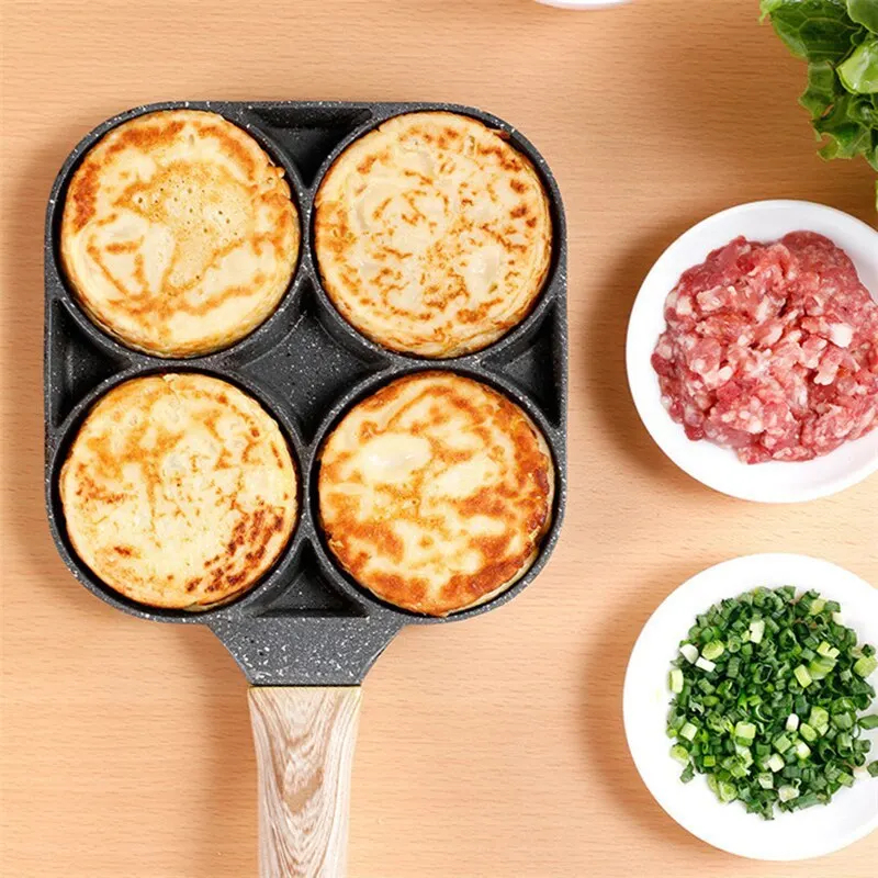 2/4-Hole Frying Pot Pan Thicke - Mini Pancake Griddle reseña y precio
